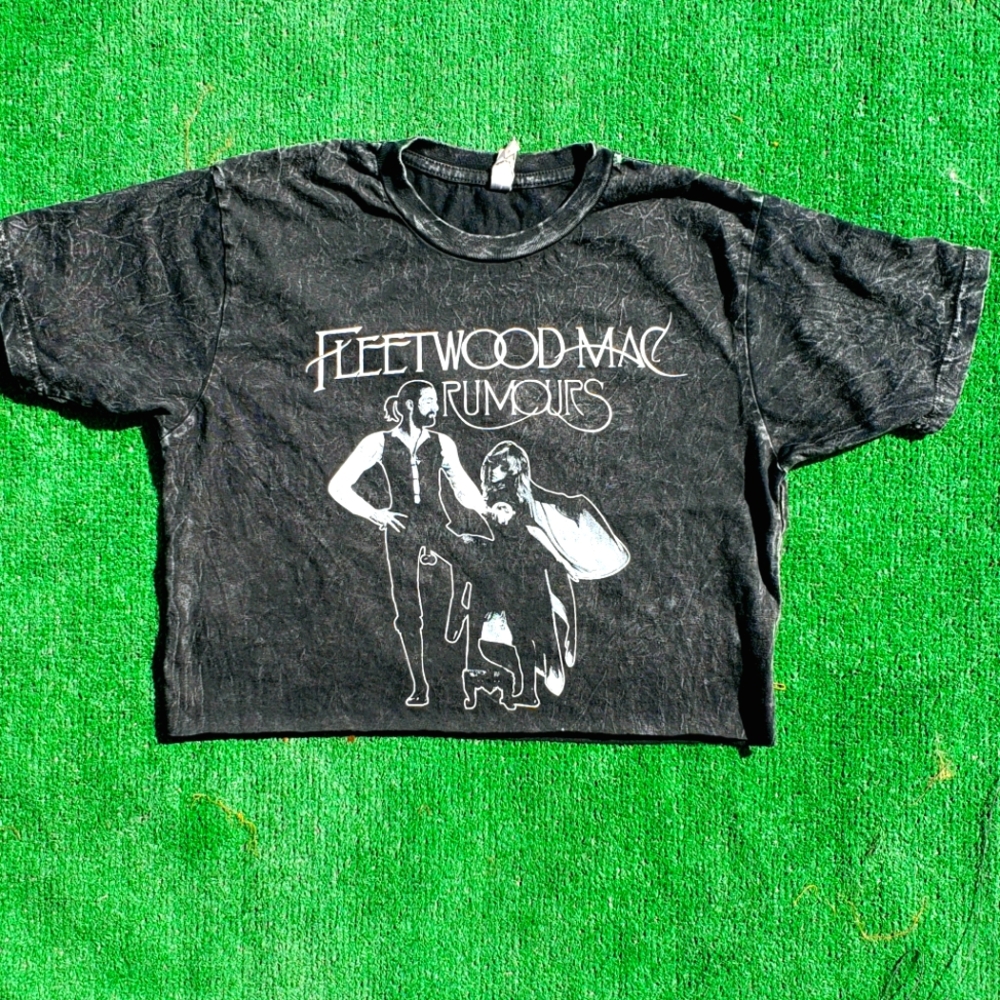 Fleetwood Mac vintage crop top